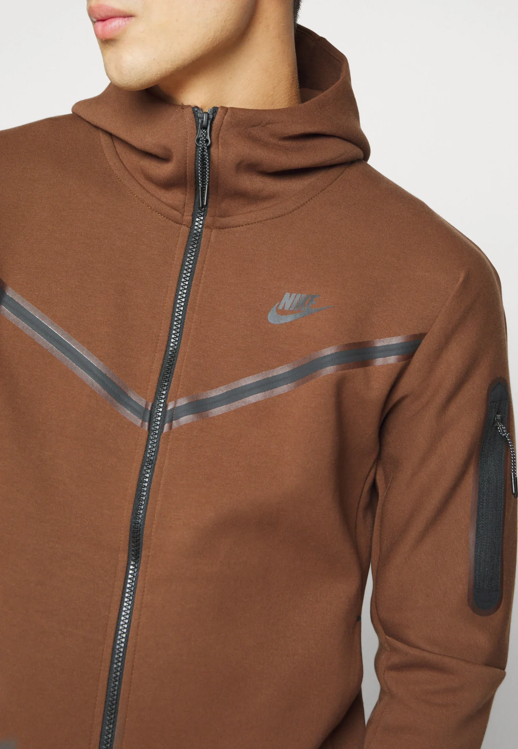 Nike Sportswear Tech Fleece Hoodie & Joggers Set Cacao Wow/Black – Image 6