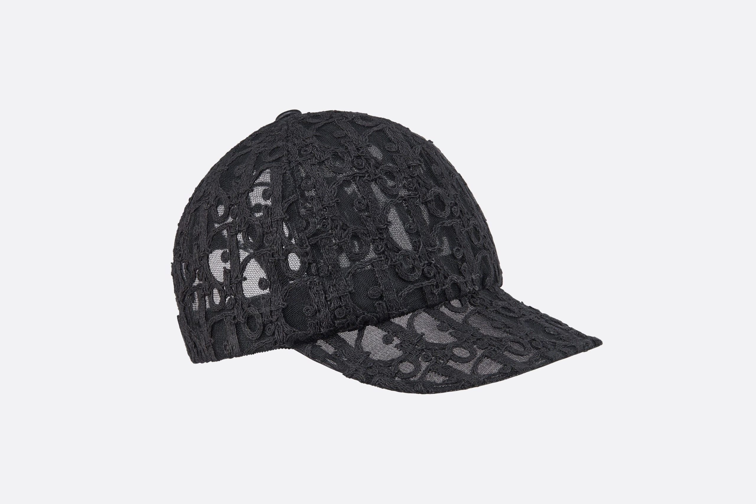 Dior x CACTUS JACK Technical Tulle Baseball Cap Black – Image 2