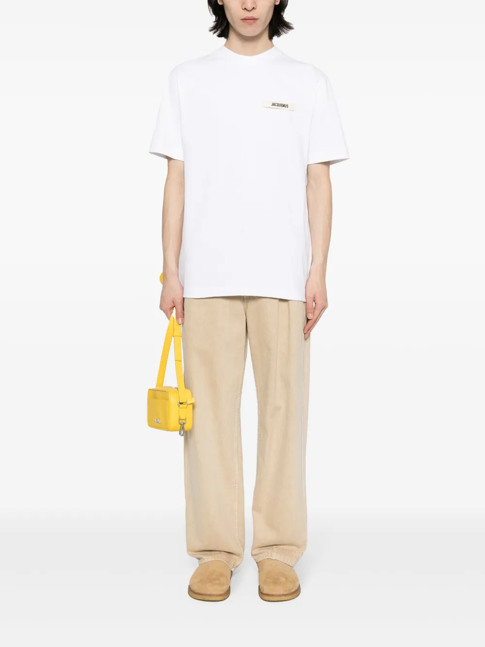 Jacquemus Le T-Shirt Gros Grain White – Image 3