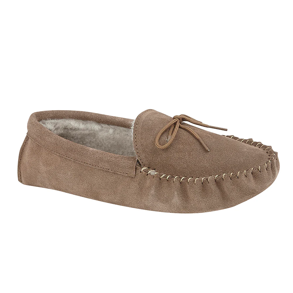 MAINE Mens Sheepskin Moccasins