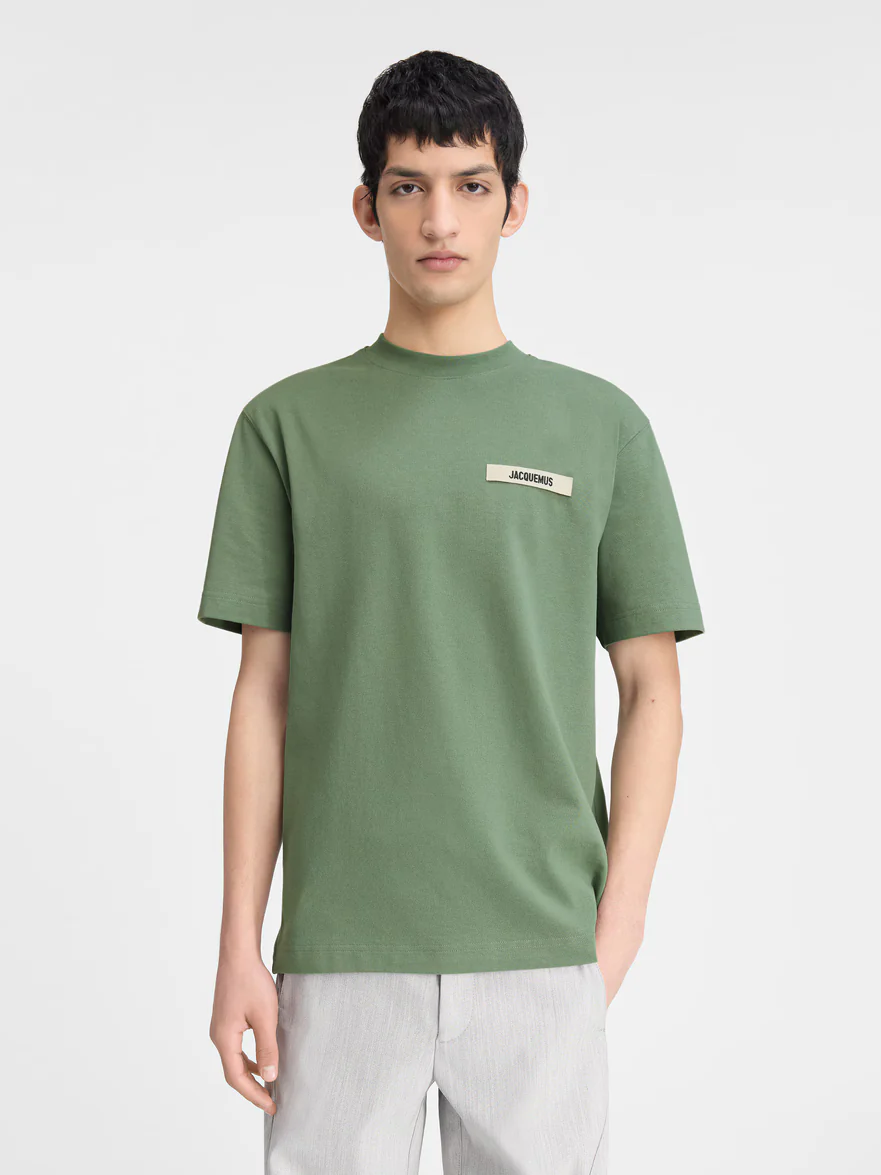 Jacquemus Le T-Shirt Gros Grain Light Green – Image 3