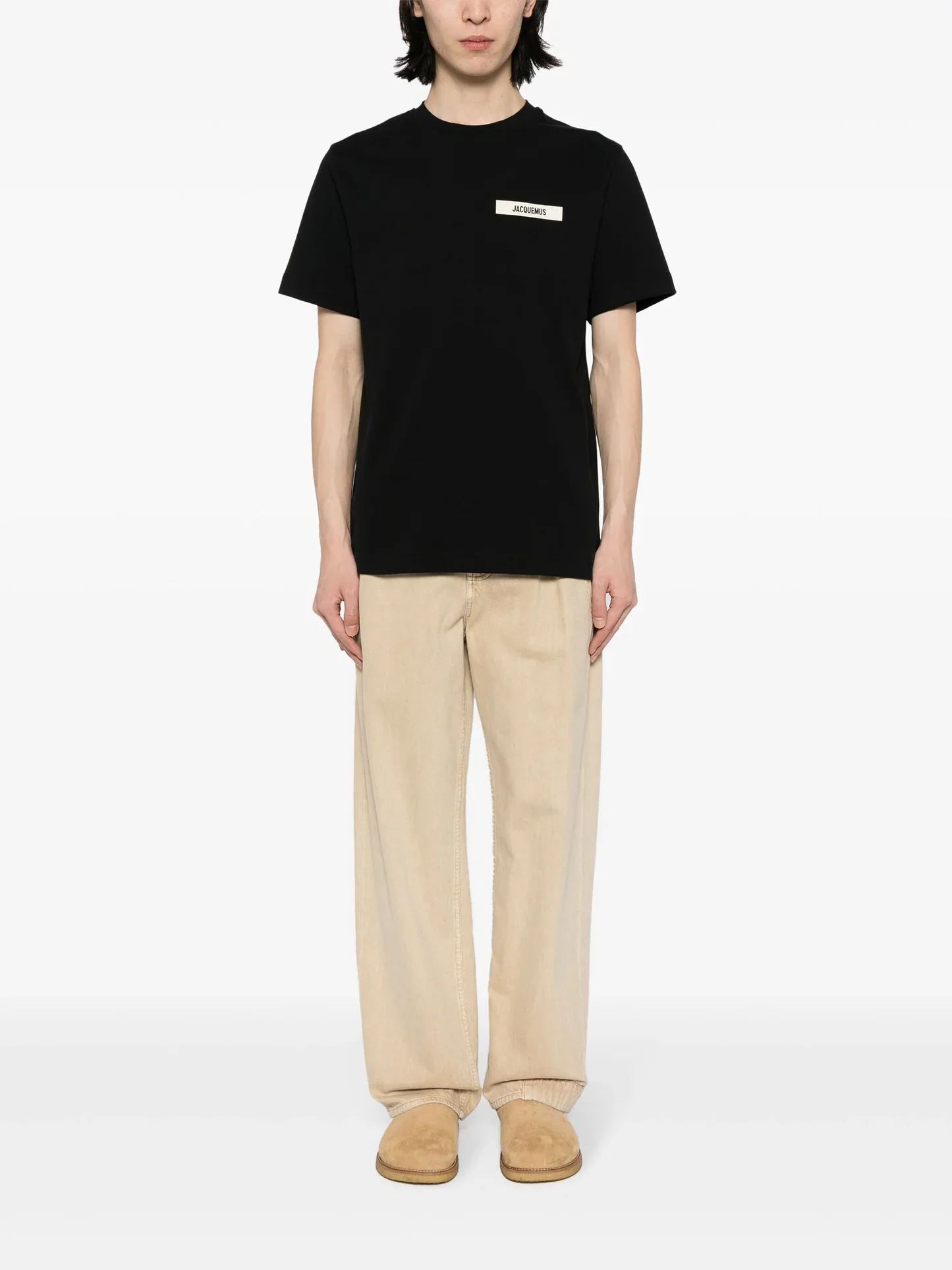 Jacquemus Le T-Shirt Gros Grain Black – Image 3