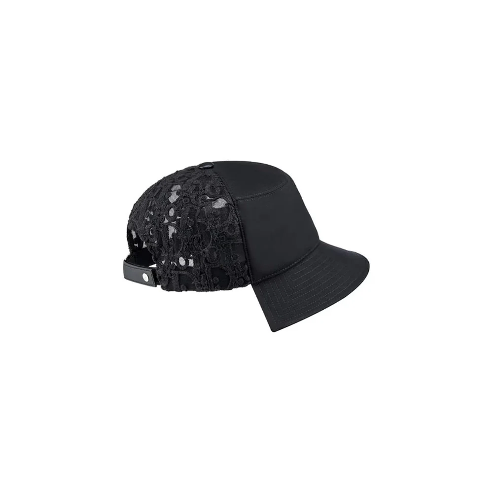 Dior x CACTUS JACK Hybrid Oblique Canvas Hat Black – Image 3