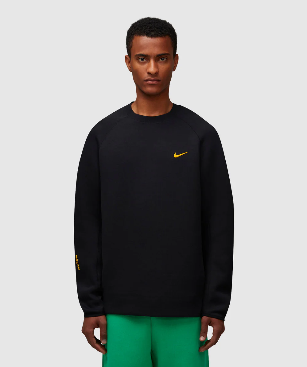 Nike x NOCTA Tech Fleece Crew Black – Image 3