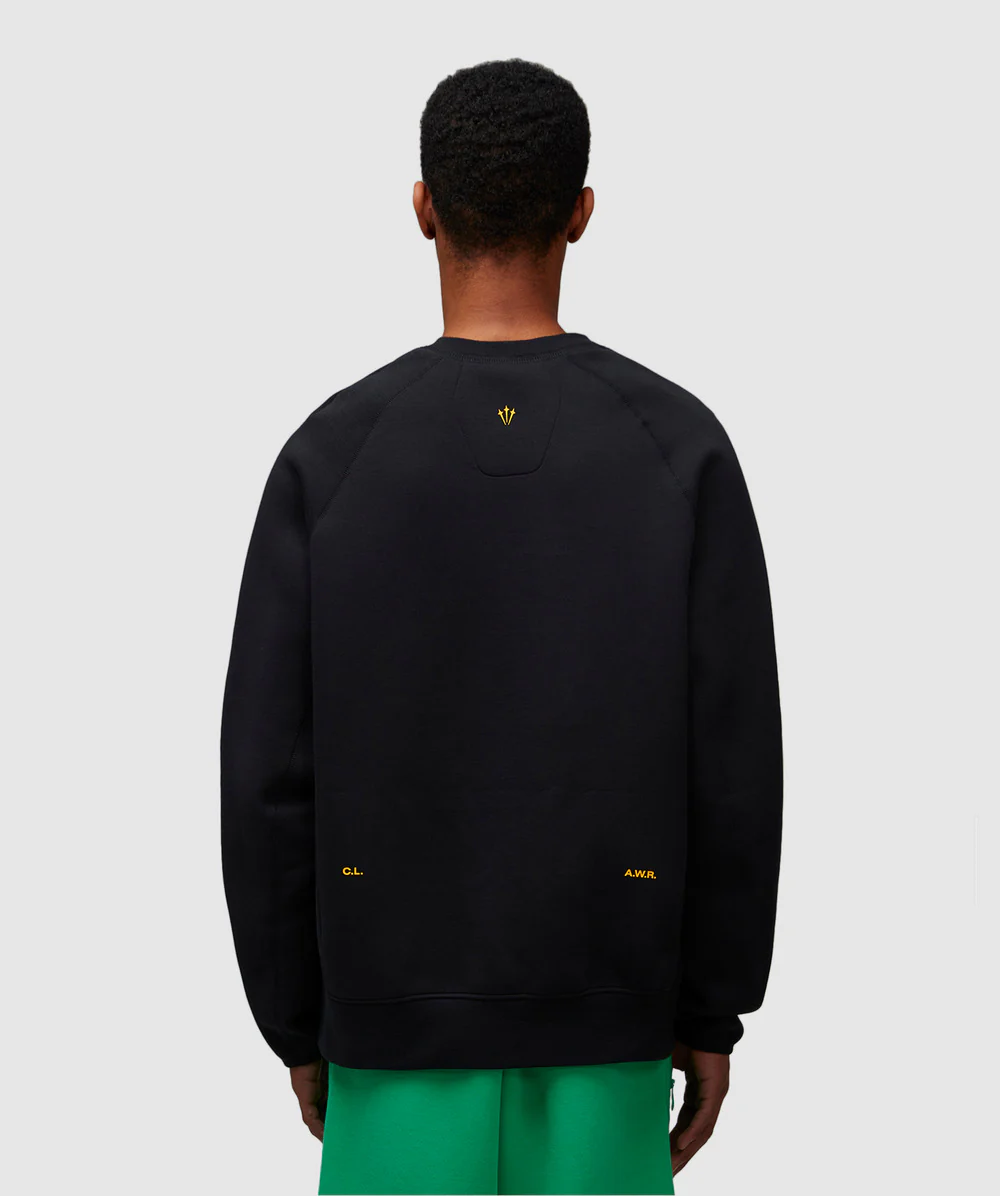 Nike x NOCTA Tech Fleece Crew Black – Image 4
