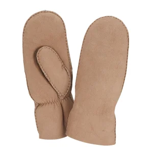 WOMENS SHEEPSKIN MITTENS MINK