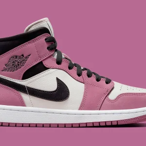 Air Jordan 1 Mid Berry Pink