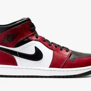 Air Jordan 1 Mid Chicago Toe