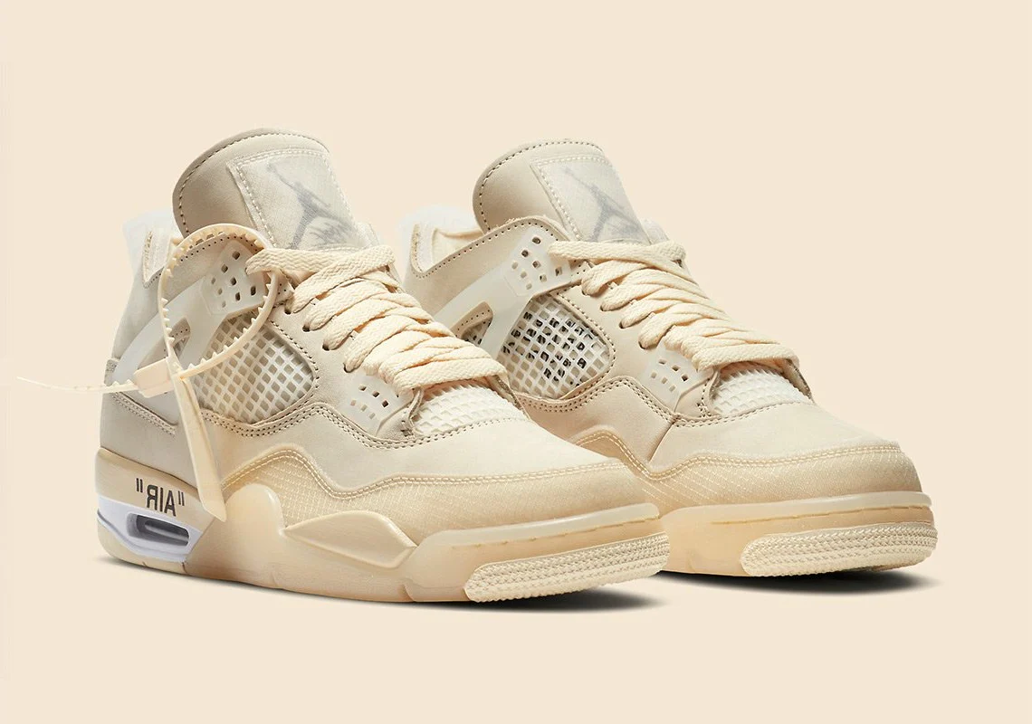 Air Jordan 4 Retro Off White Sail – Image 3