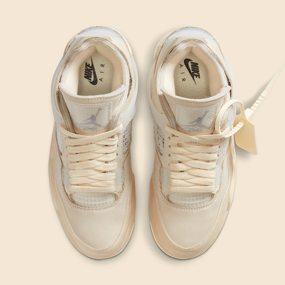 Air Jordan 4 Retro Off White Sail – Image 5