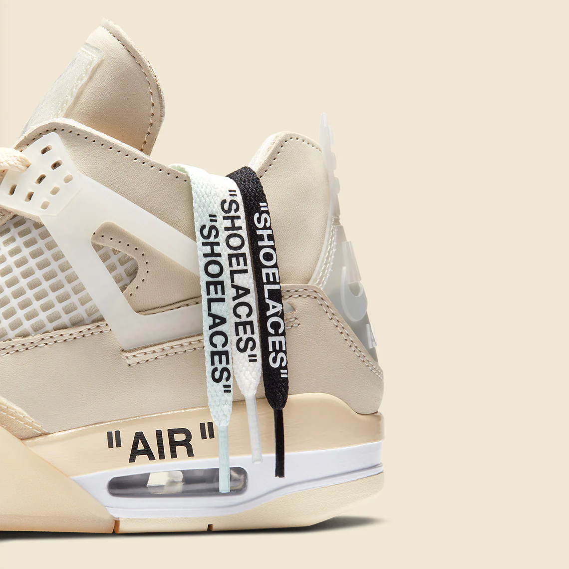 Air Jordan 4 Retro Off White Sail – Image 8
