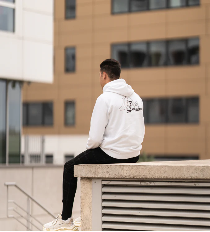 Sweat à capuche - "GS20 Blanc" – Image 4