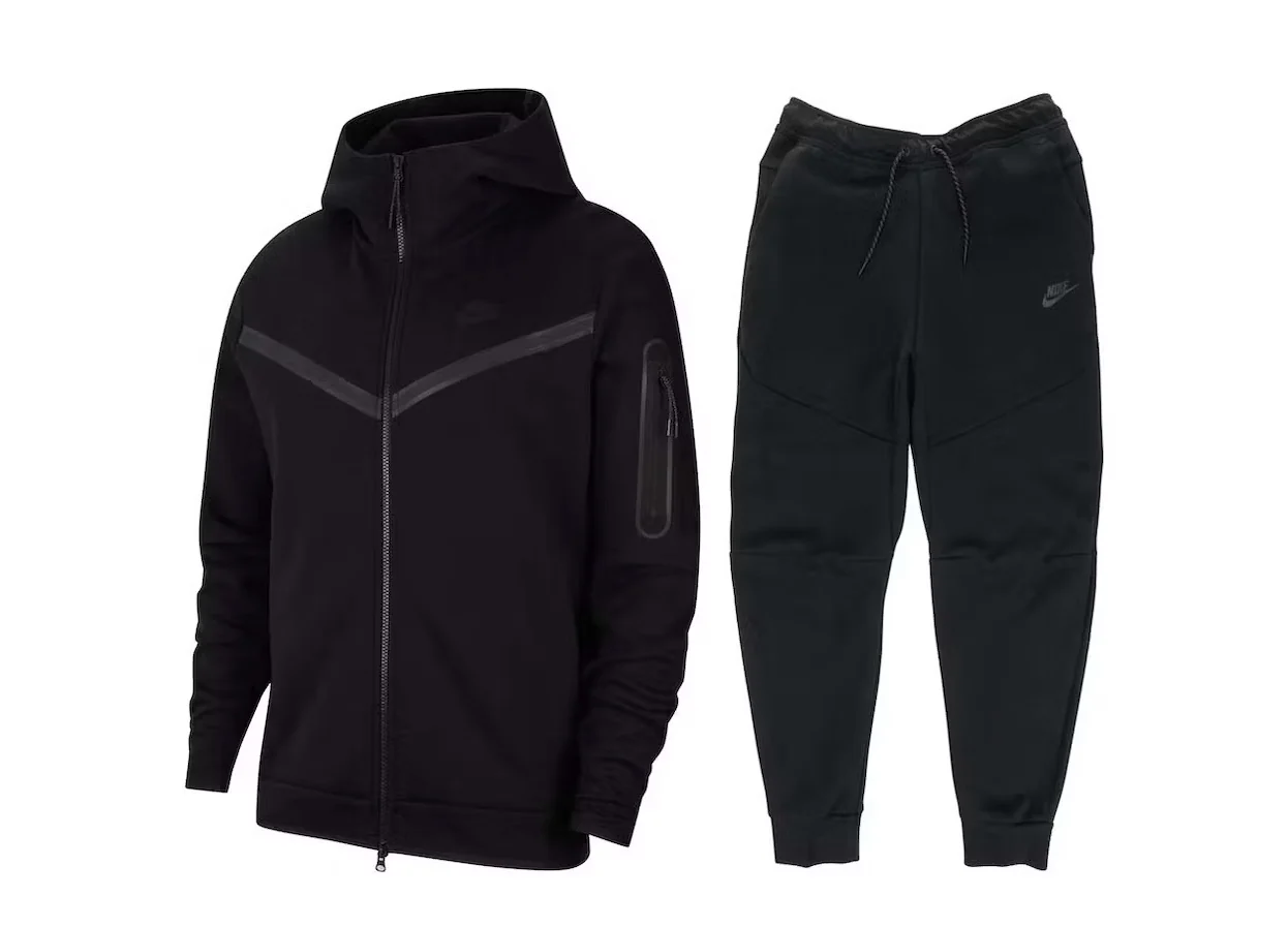 Nike Sportswear Tech Fleece Full Zip Hoodie & Joggers Set – Image 2