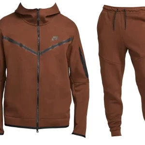 Nike Sportswear Tech Fleece Hoodie & Joggers Set Cacao Wow/Black