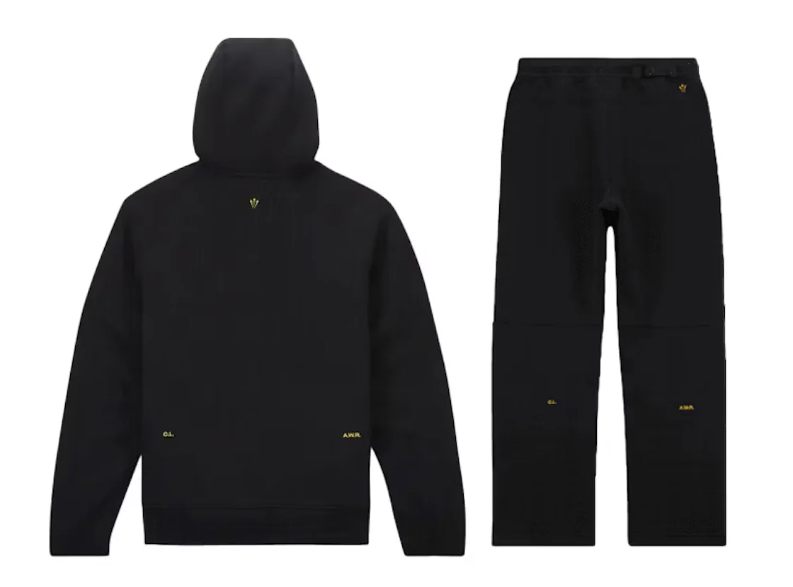 Nike x NOCTA Tech Fleece Hoodie & Joggers Set Black – Image 3