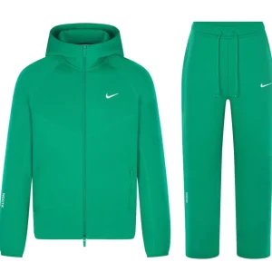 Nike x NOCTA Tech Fleece Hoodie & Joggers Set Stadium Green/Sail