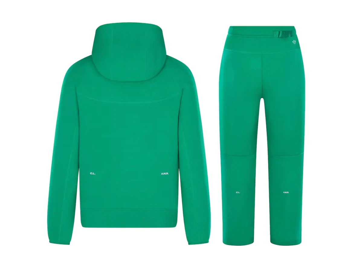Nike x NOCTA Tech Fleece Hoodie & Joggers Set Stadium Green/Sail – Image 3