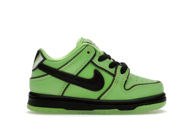 Nike SB Dunk Low The Powerpuff Girls Buttercup (Enfant) – Image 2