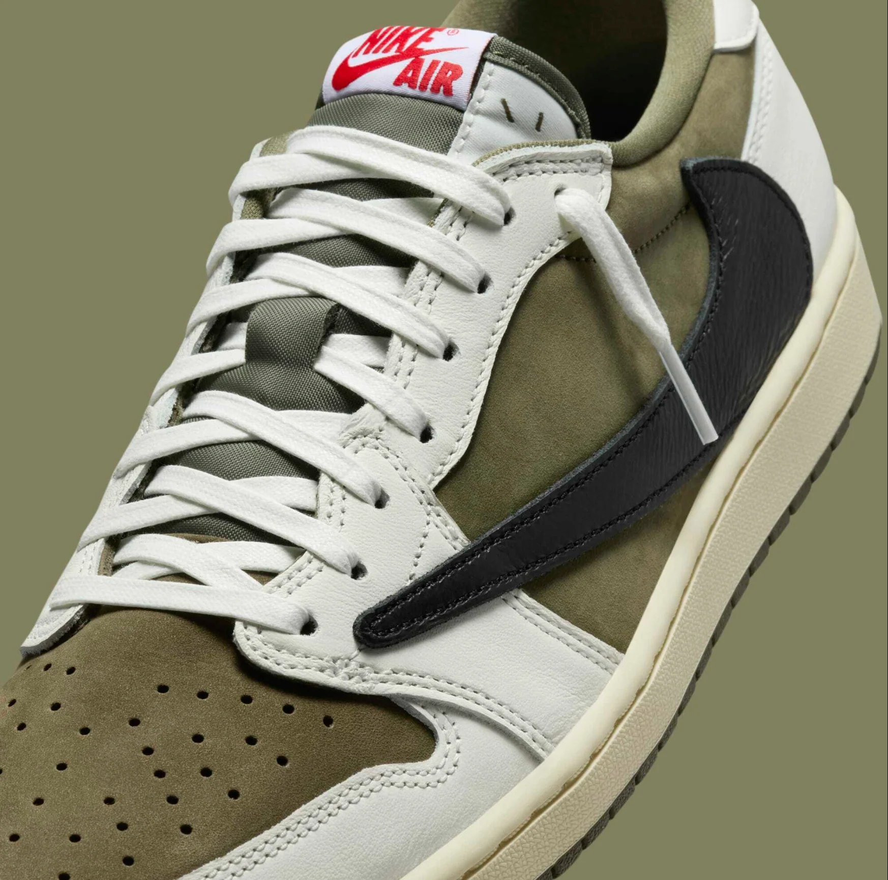 Jordan 1 Retro Low OG SP Travis Scott Medium Olive – Image 7