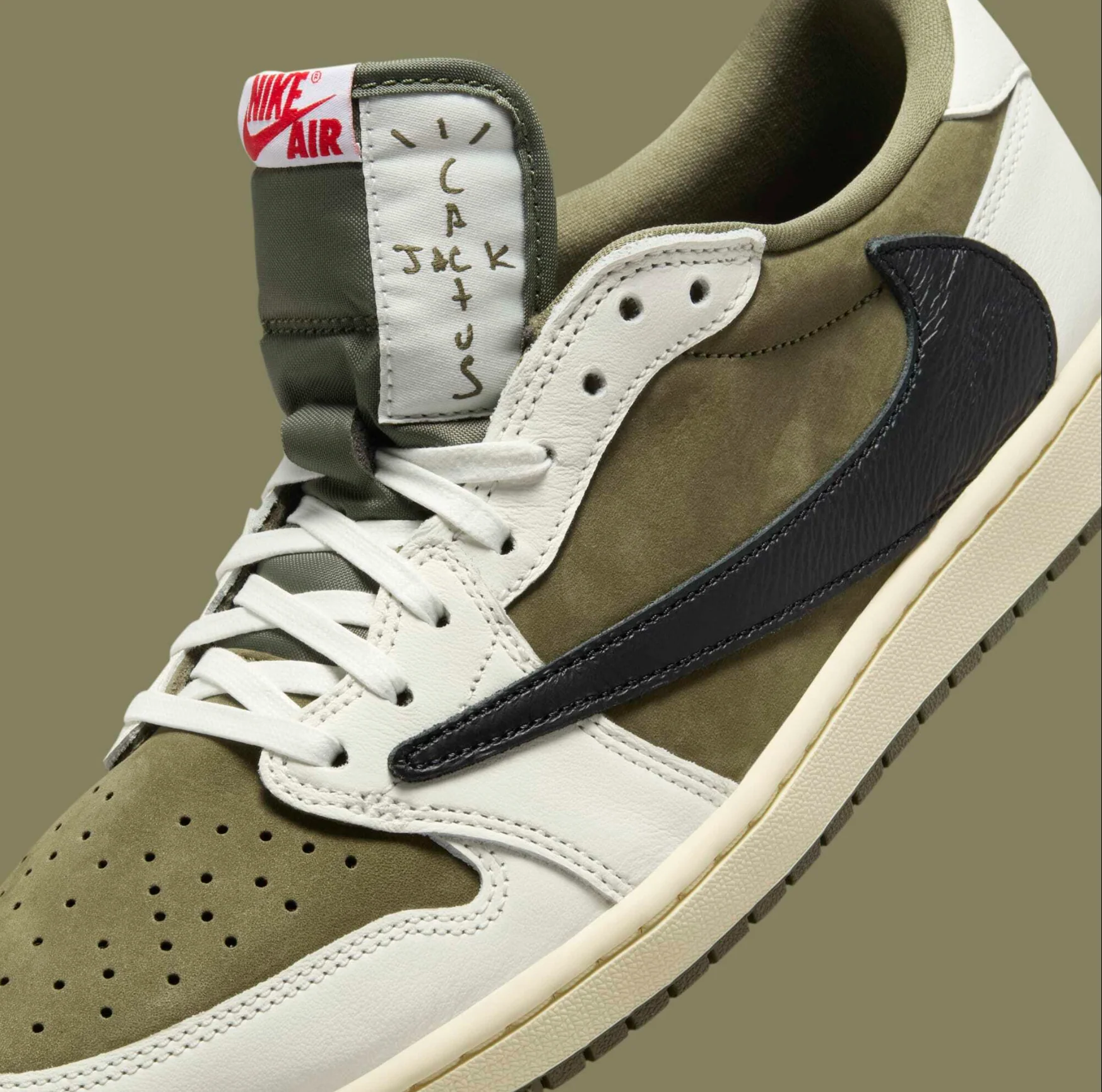 Jordan 1 Retro Low OG SP Travis Scott Medium Olive – Image 9