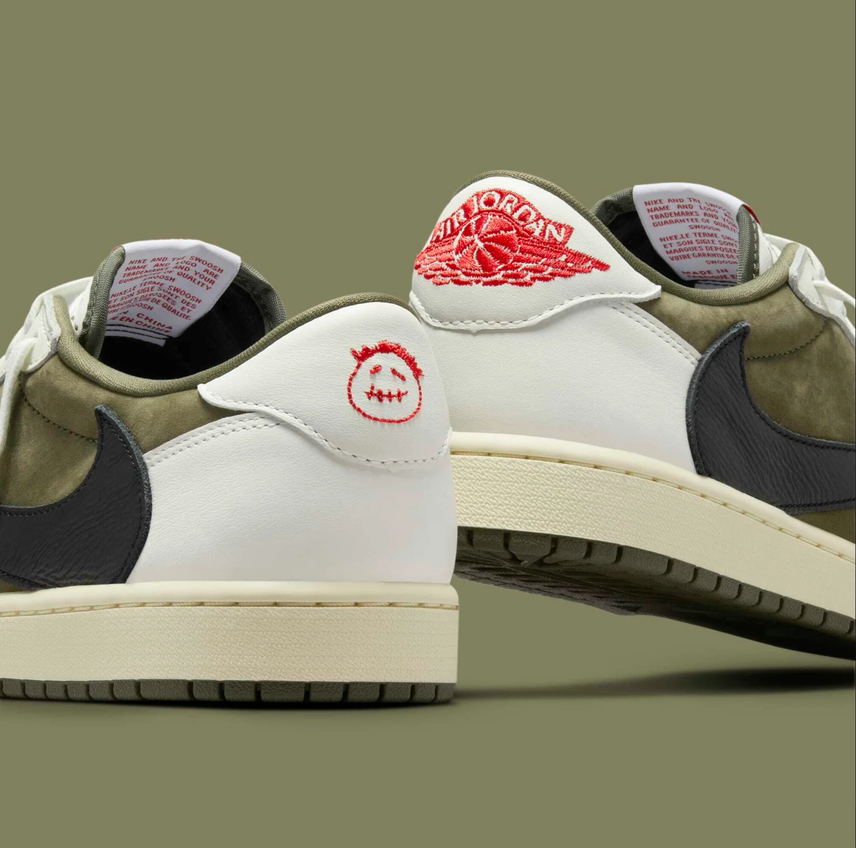 Jordan 1 Retro Low OG SP Travis Scott Medium Olive – Image 8