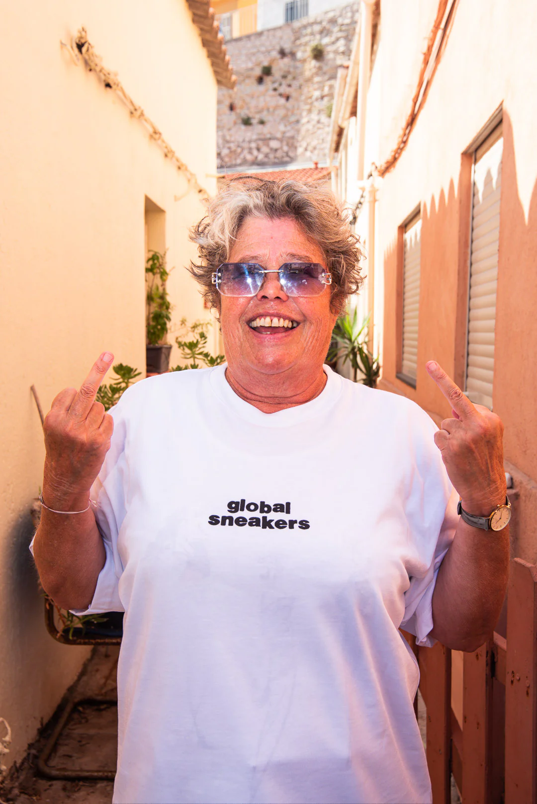 T-shirt Global Sneakers x Ailleurs/Higher “Marseille”Blanc – Image 4