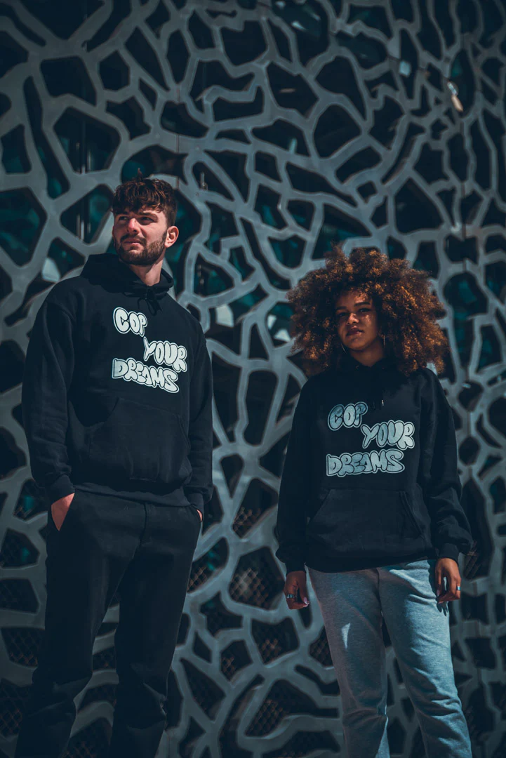 Sweat à capuche - "Cop Your Dreams" noir – Image 2