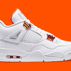 Jordan 4 Retro Metallic Orange
