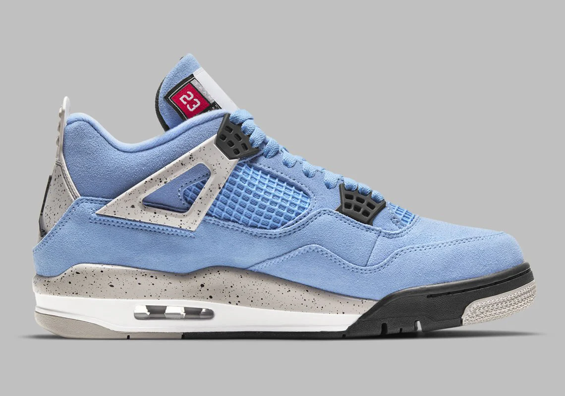 Jordan 4 Retro University Blue – Image 4