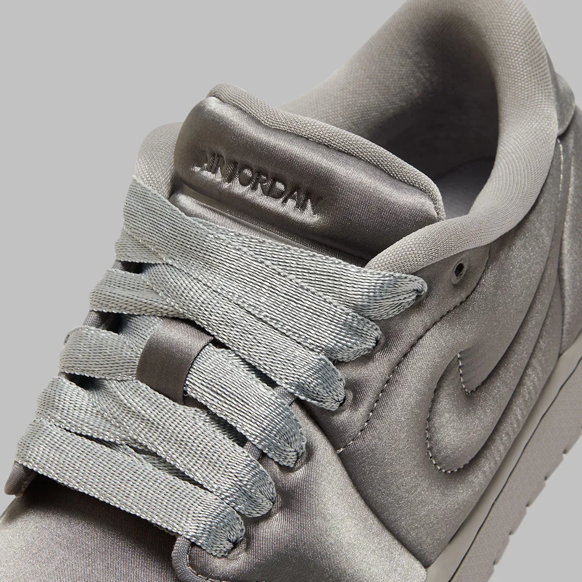 Jordan 1 Low Method of Make Satin Medium Grey – Image 6