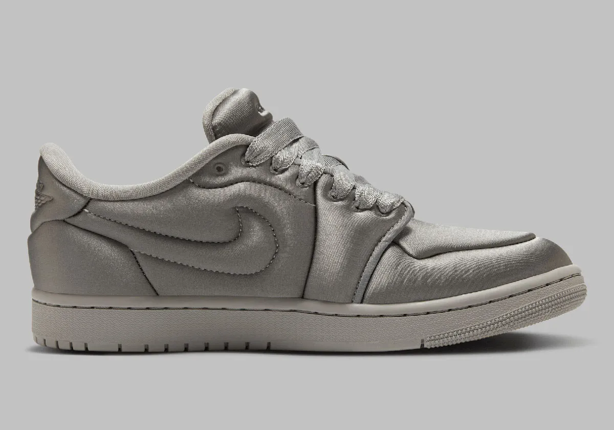 Jordan 1 Low Method of Make Satin Medium Grey – Image 4