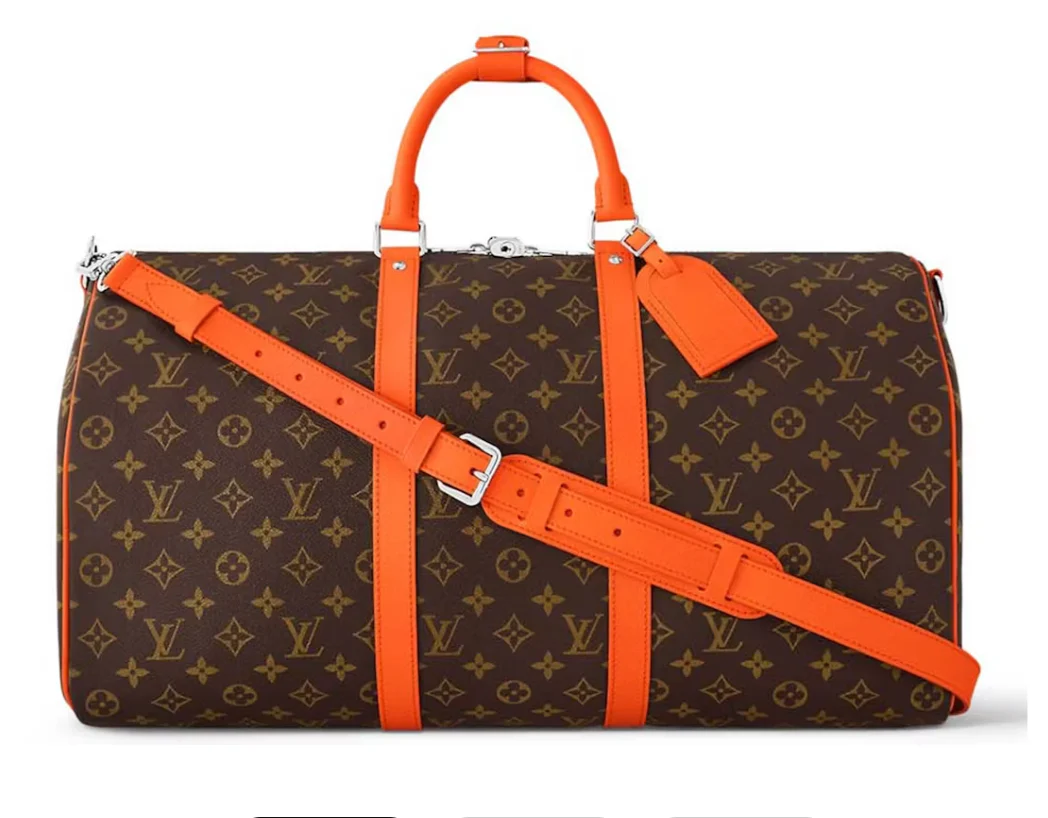 Louis Vuitton Bandoulière Keepall 50 Colormania Orange – Image 2