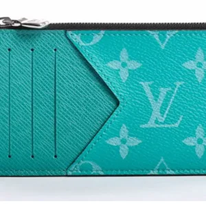 Louis Vuitton Coin Card Holder Pine Green