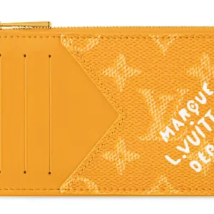 Louis Vuitton Coin Card Holder Yellow