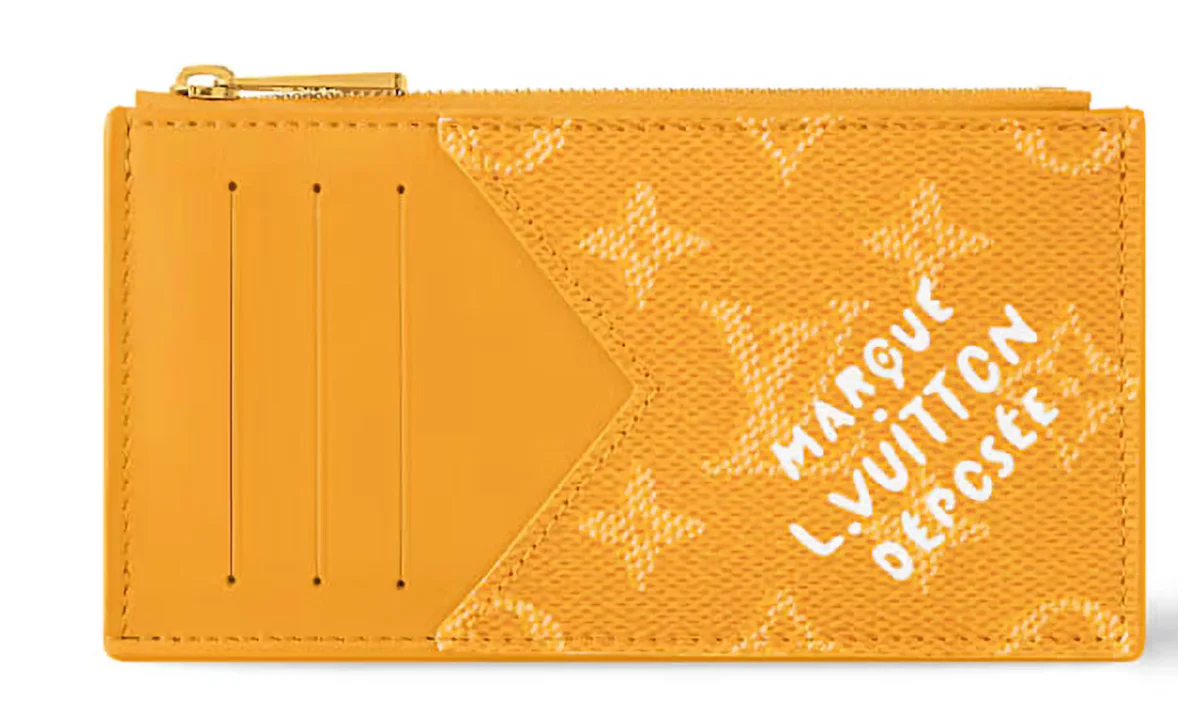 Louis Vuitton Coin Card Holder Yellow – Image 2