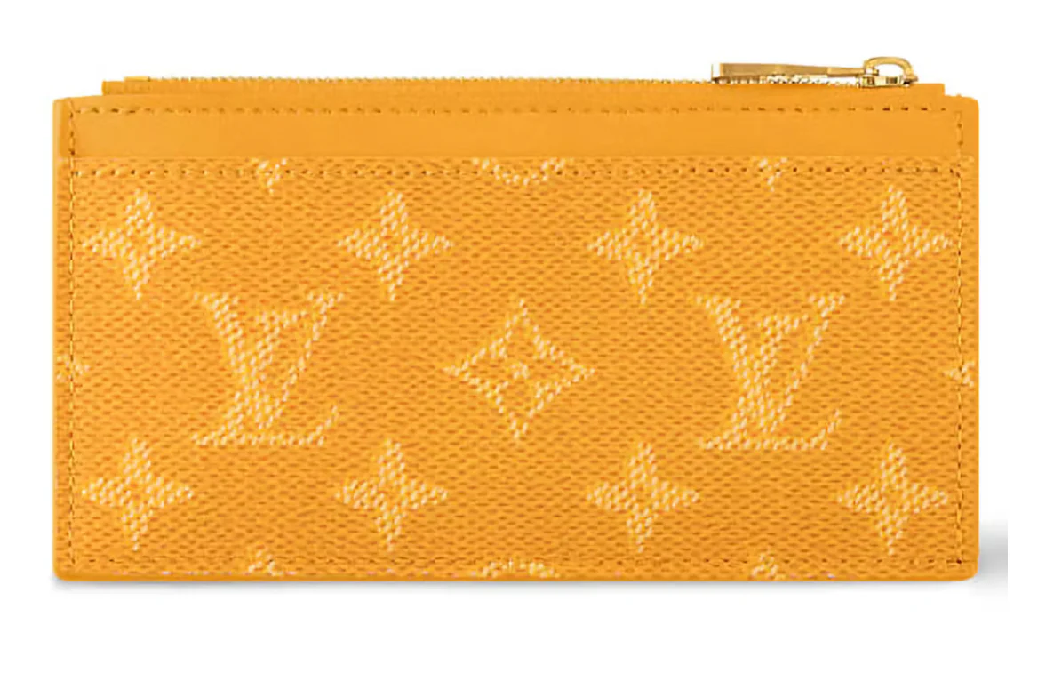 Louis Vuitton Coin Card Holder Yellow – Image 3