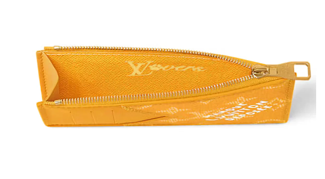 Louis Vuitton Coin Card Holder Yellow – Image 4