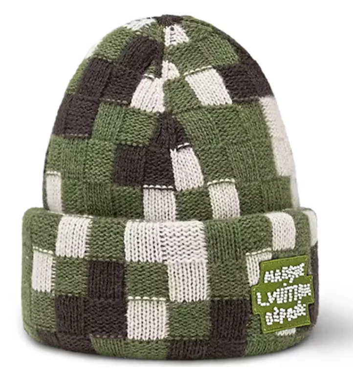 Louis Vuitton Damoflage Beanie Green Damoflage Damier – Image 2