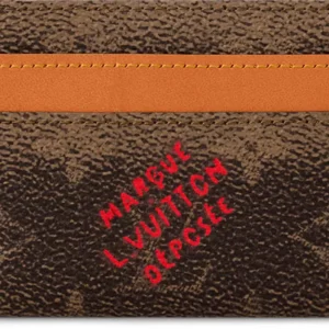 Louis Vuitton Double Card Holder Monogram Dust