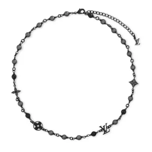 Louis Vuitton LV Pearls Necklace Black