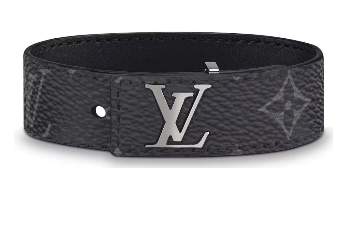Louis Vuitton LV Slim Bracelet Monogram Eclipse Black – Image 2