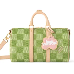 Louis Vuitton by Tyler, the designer Keepall Crossbody 35 Green Damier Golf