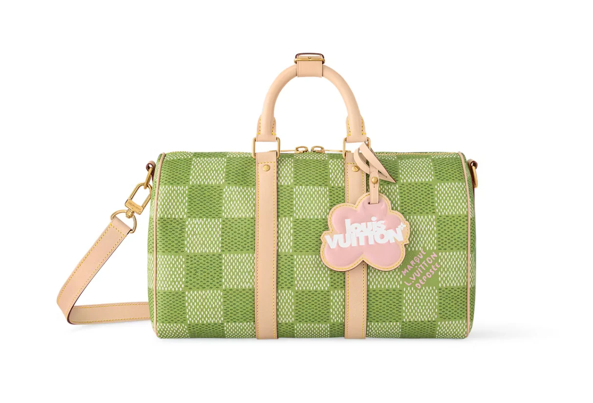 Louis Vuitton by Tyler, the designer Keepall Crossbody 35 Green Damier Golf
