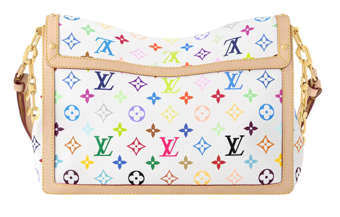 Louis Vuitton x Takashi Murakami Dauphine Soft GM White – Image 4