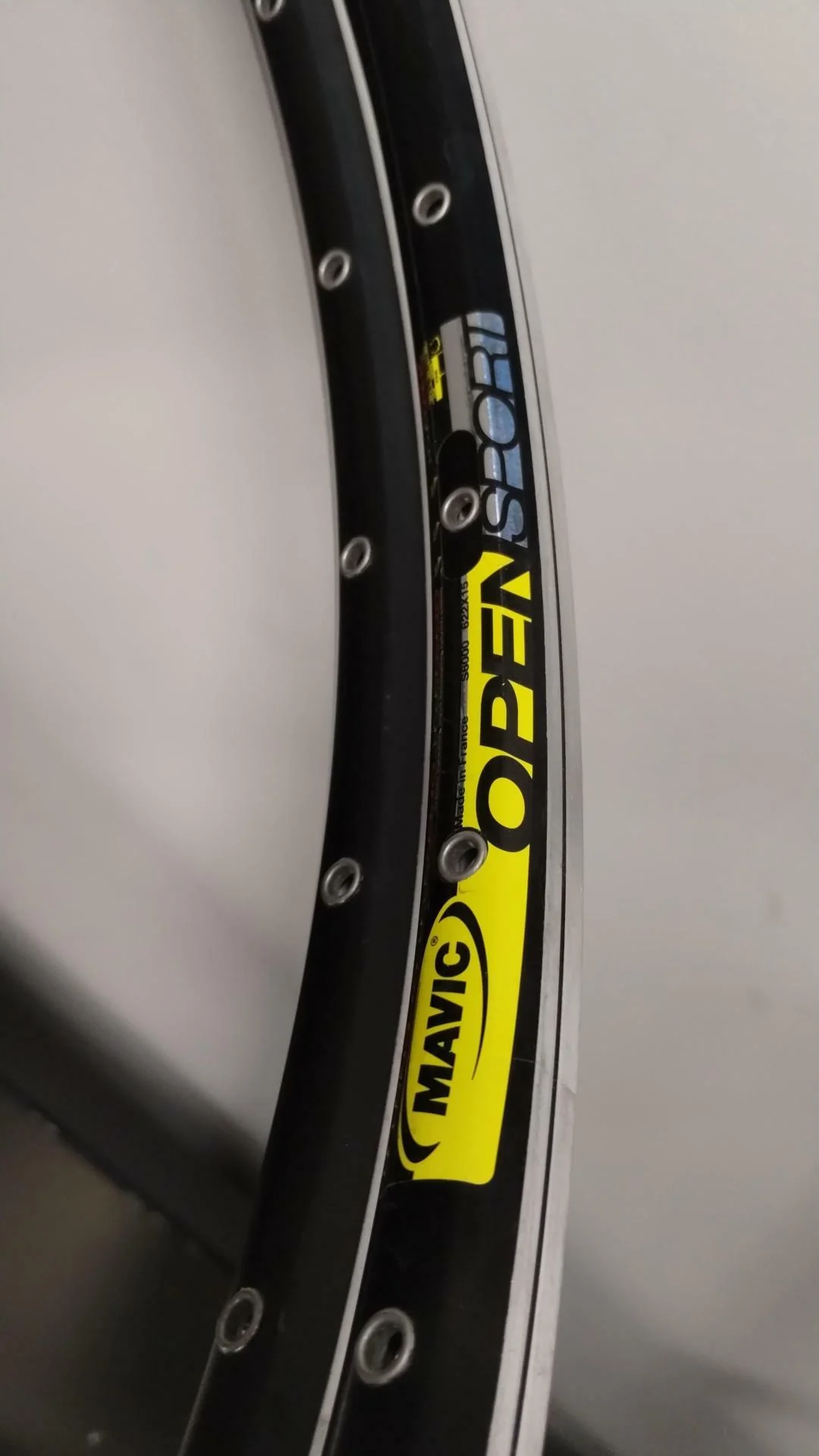 Jante Mavic Open Sport 32 trous noir