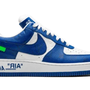 Louis Vuitton Nike Air Force 1 Low By Virgil Abloh White Royal