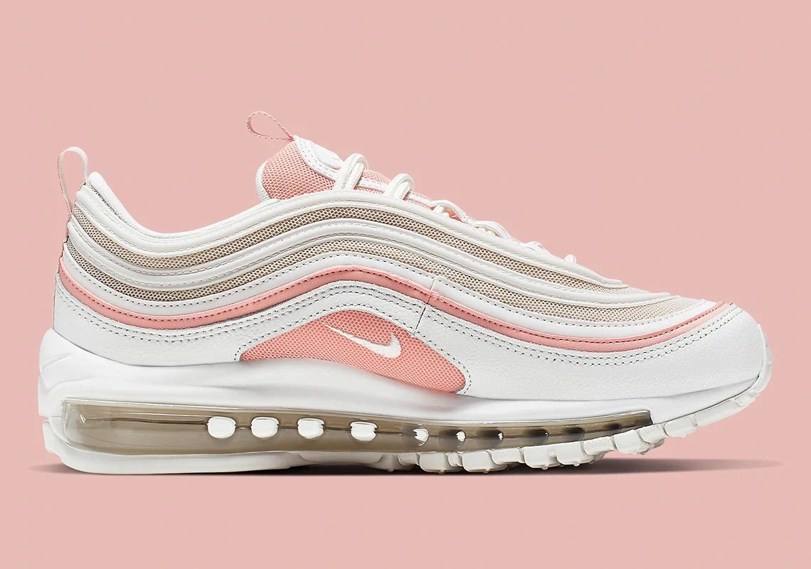 Nike - Air Max 97 Summit White Bleached Coral – Image 4