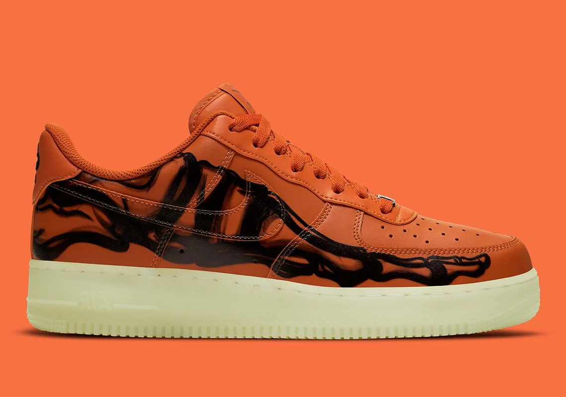Nike - Air Force 1 Low Orange Skeleton – Image 2
