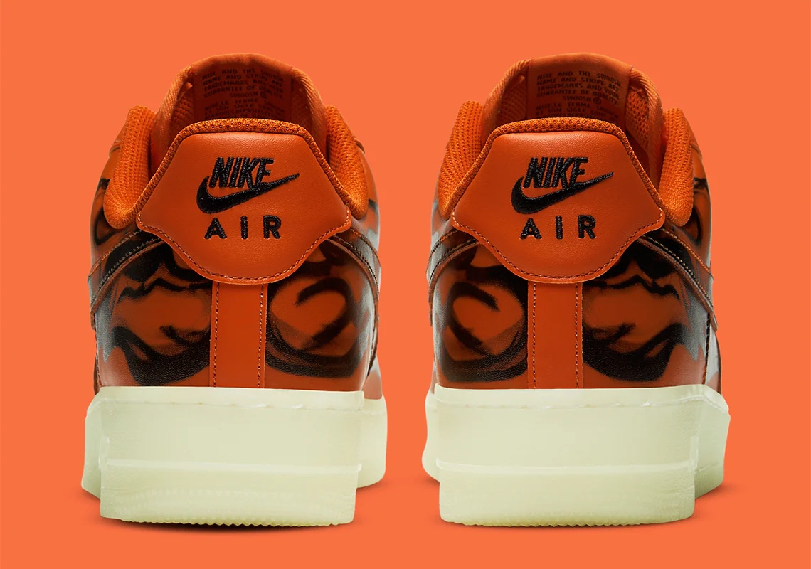 Nike - Air Force 1 Low Orange Skeleton – Image 6