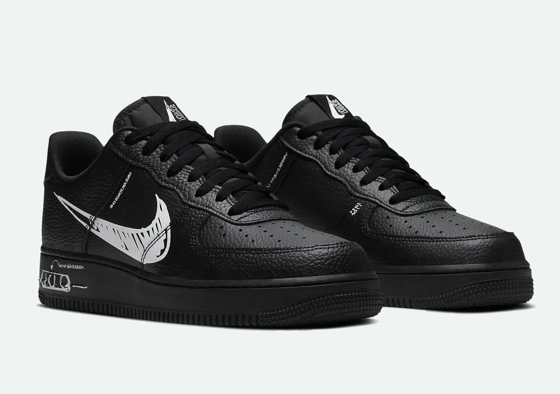 Nike - Air Force 1 Low Sketch Black – Image 3